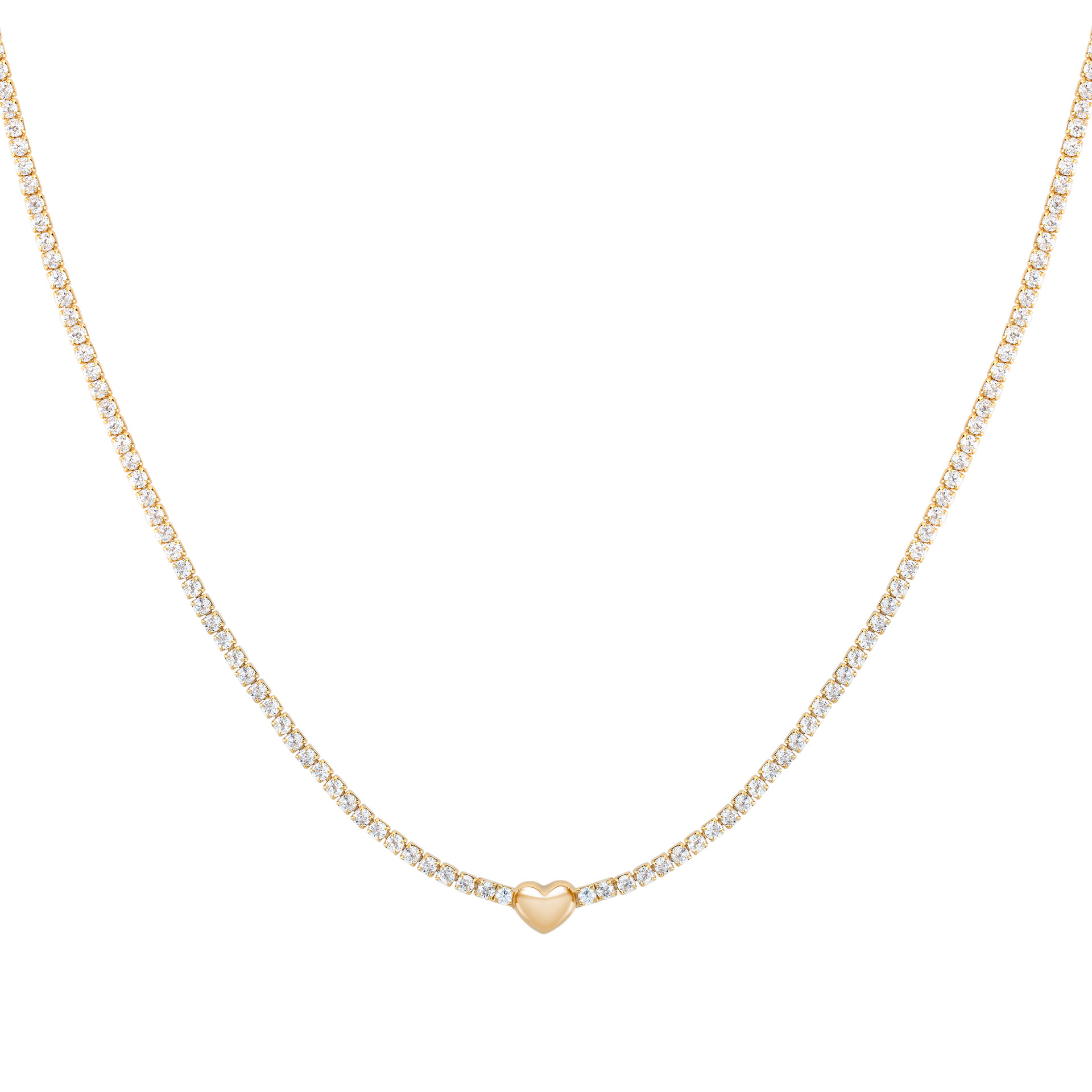 Colar Tennis Heart