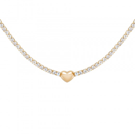Collar Tennis Heart