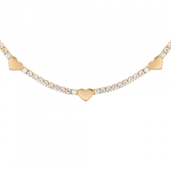 Collar Tennis Hearts