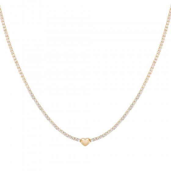 Collar Tennis Heart
