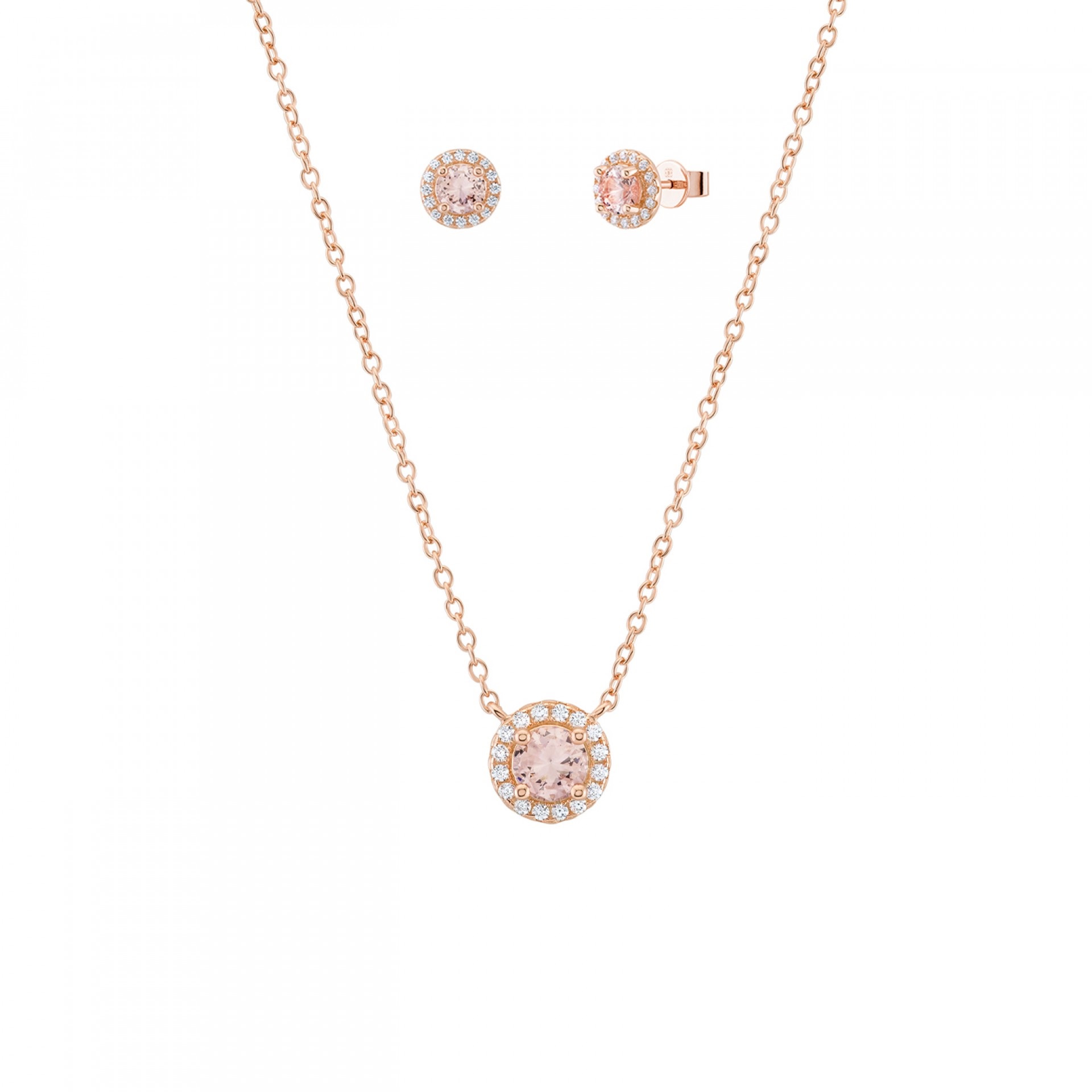 Love in Rose Solitaire Pink Set
