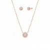 Conjunto Love in Rose Solitaire Pink