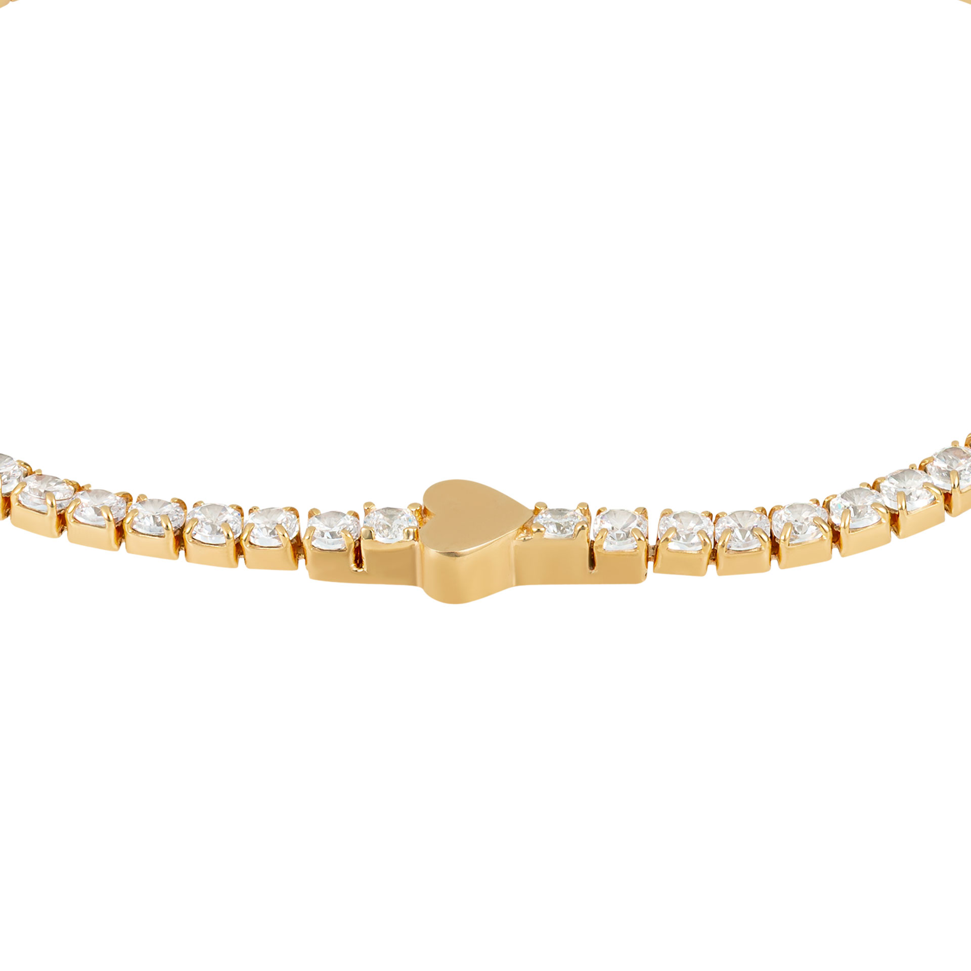 Pulseira Tennis Hearts