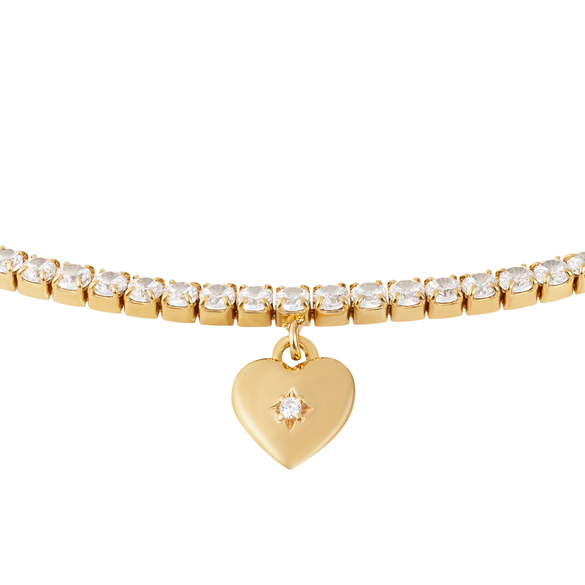 Tennis Heart Bracelet