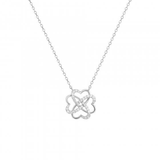 Classy Clover 4 Hearts Necklace