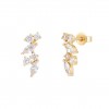 Leaves & Stones Earrings