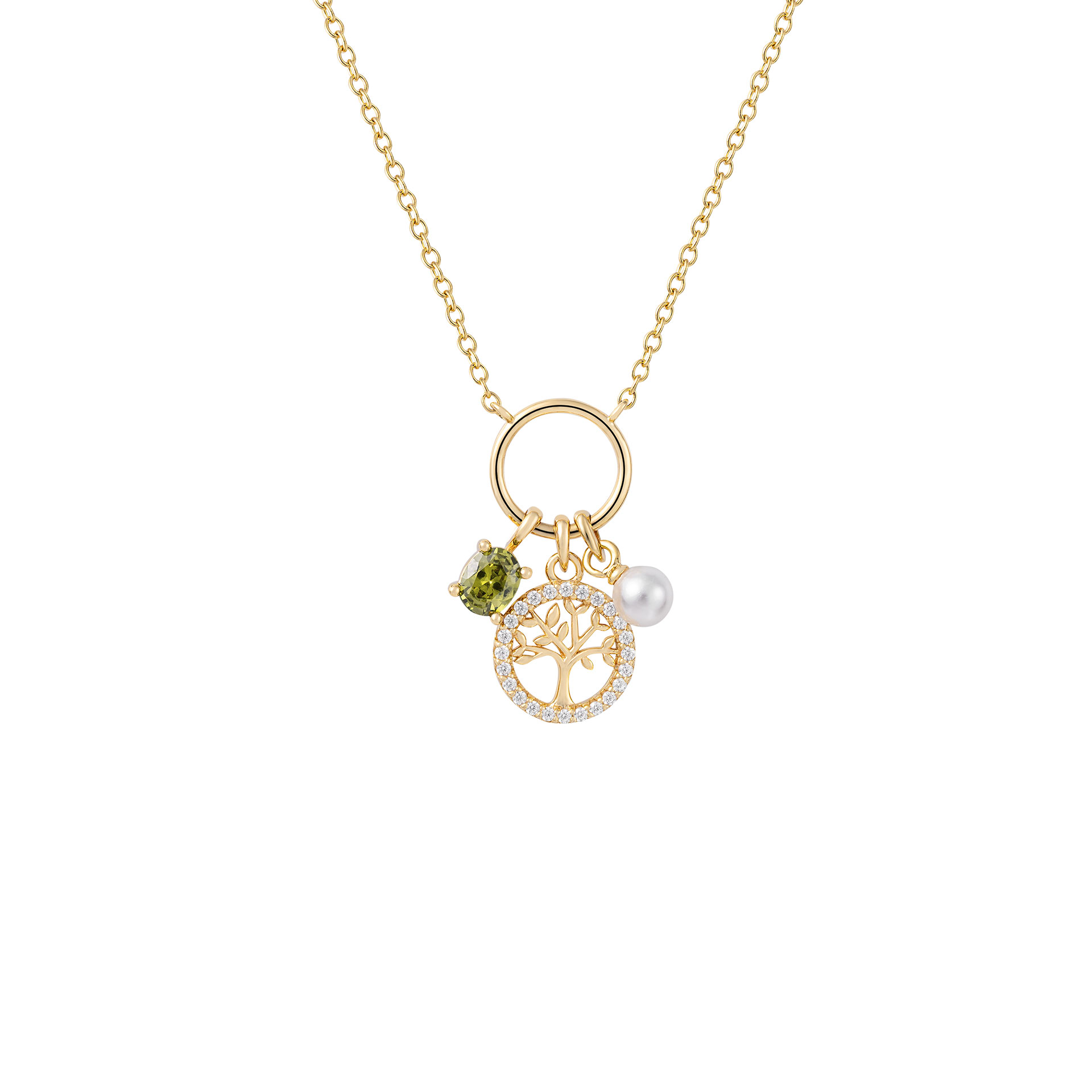 Colar Fun Multi Charms Árvore da Vida