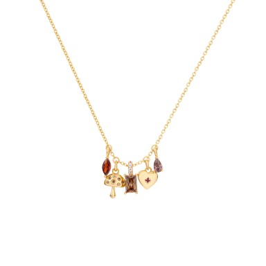 Fun Multi Charms Necklace