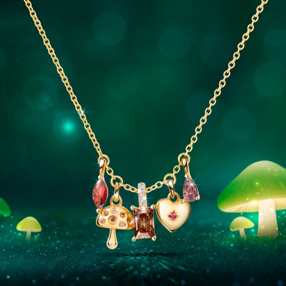 Fun Multi Charms Necklace