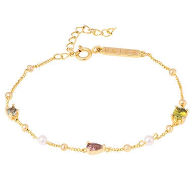 Fun Pearls & Stones Bracelet