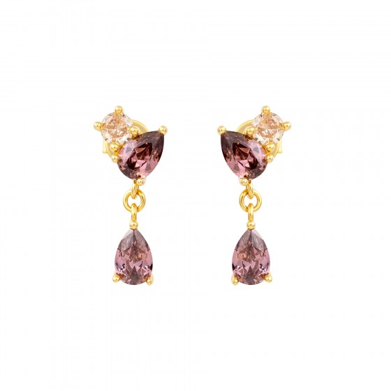 Brincos Fun Stones Drop