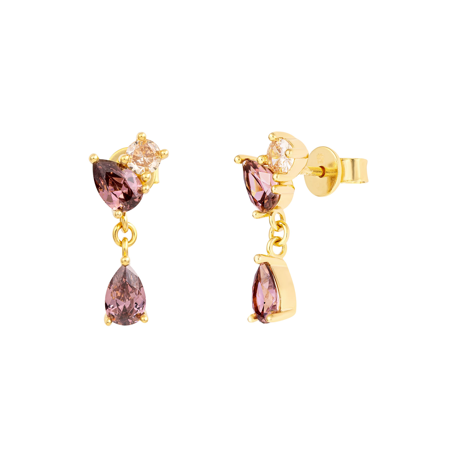 Brincos Fun Stones Drop