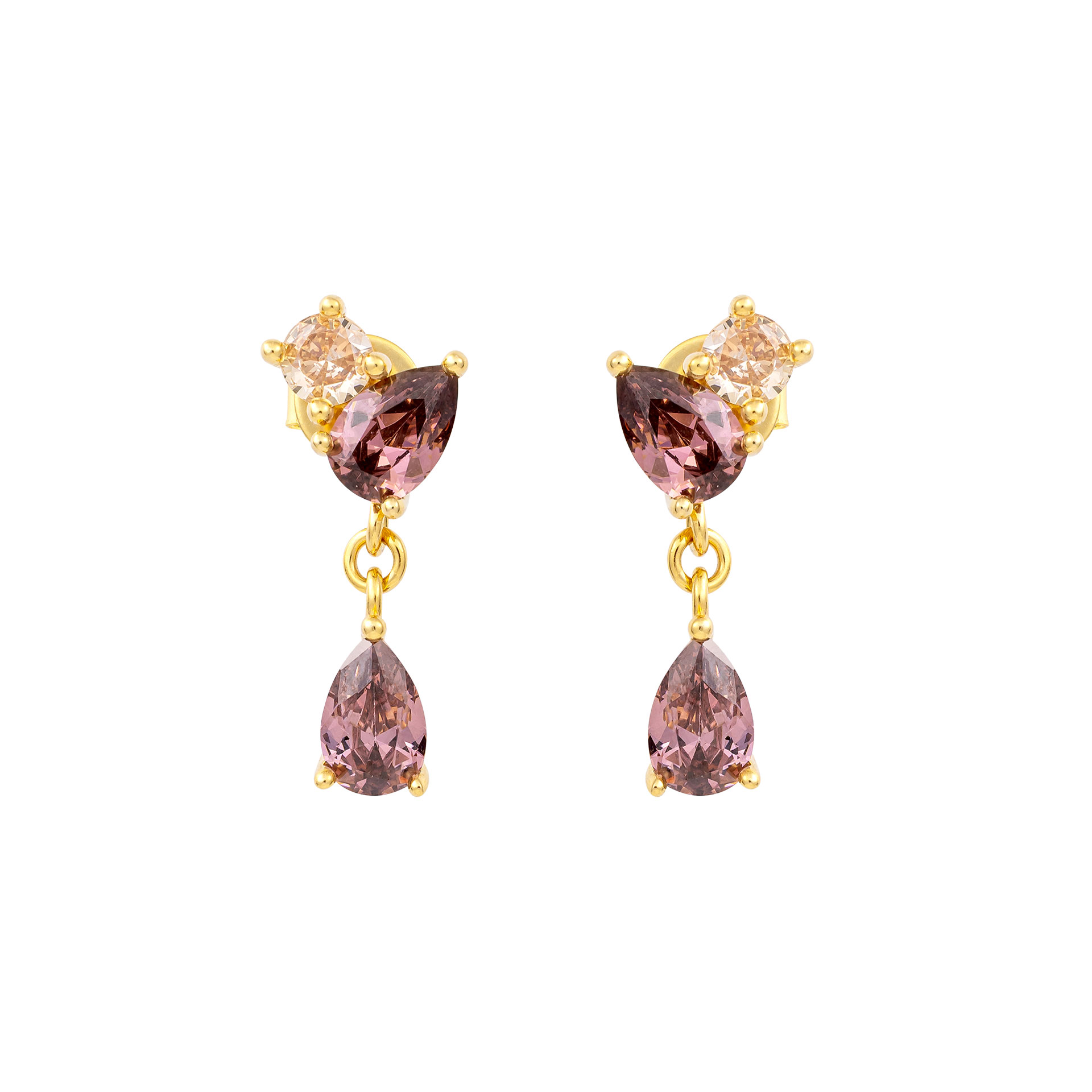 Brincos Fun Stones Drop