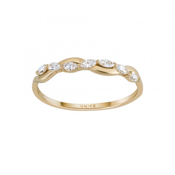 Gold Timeless Double Twisted Ring