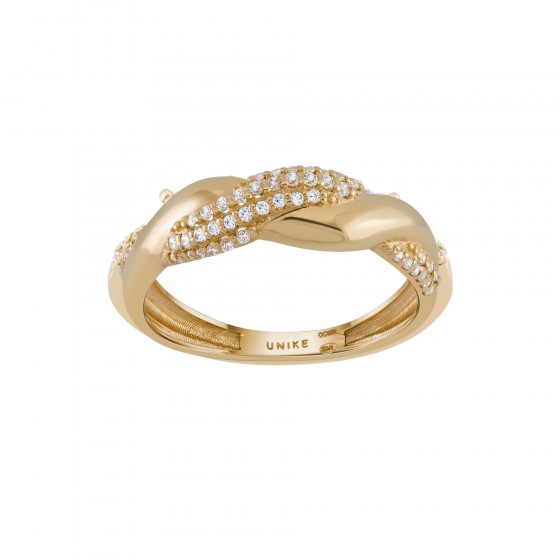 Anel Ouro Timeless Twisted Anel Ouro Timeless Twisted