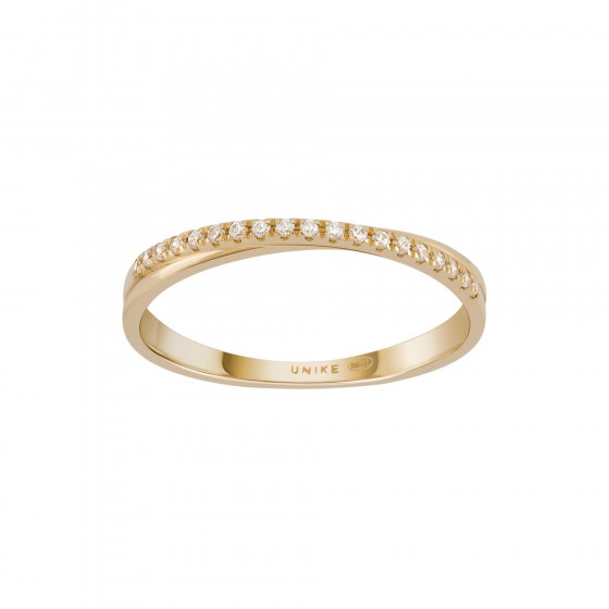 Anel Ouro Timeless Double Cross Anel Ouro Timeless Double Cross