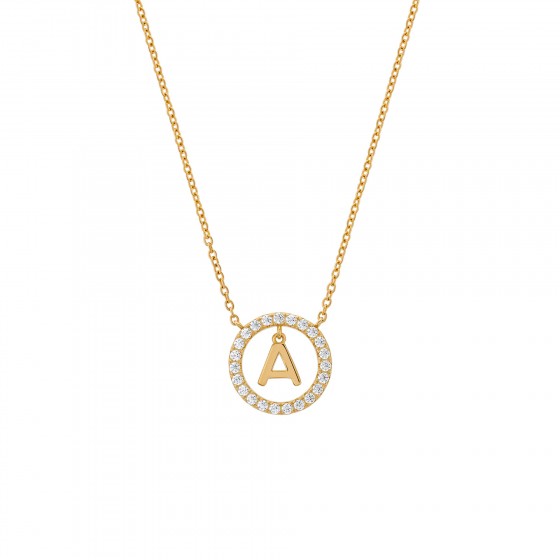 Colar Letra A Colar Letra A