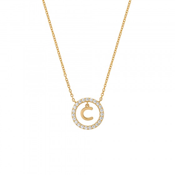 Colar Letra C Colar Letra C