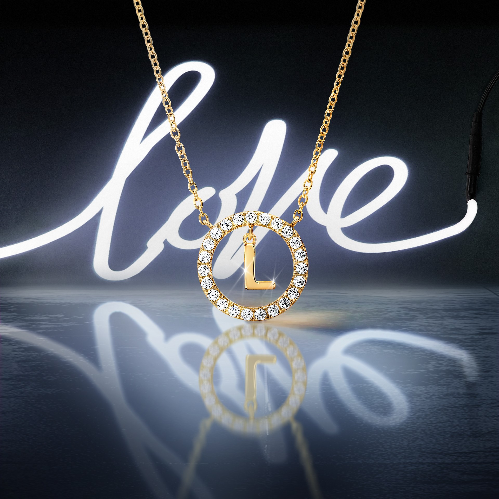 Letter L Necklace
