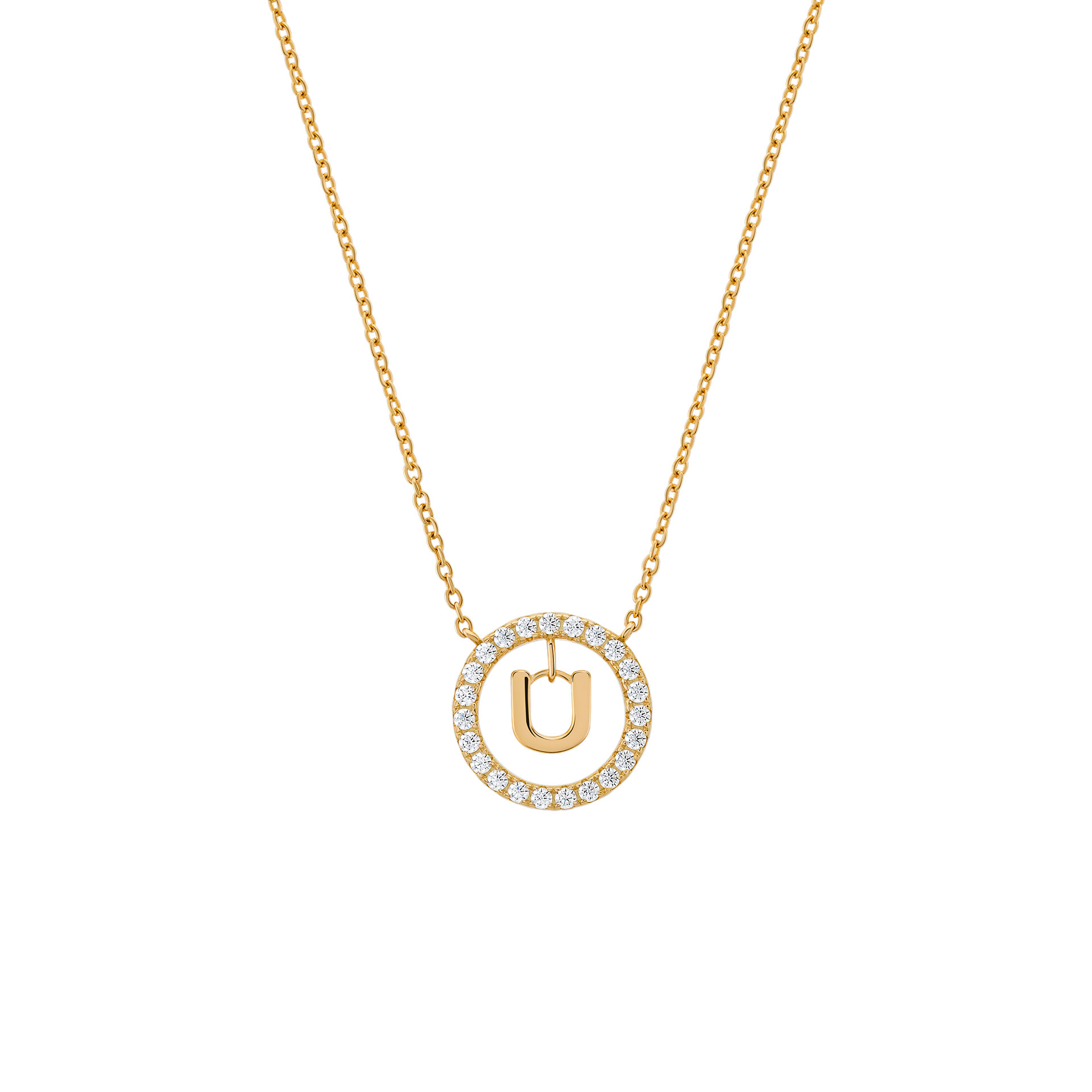 Letter U Necklace