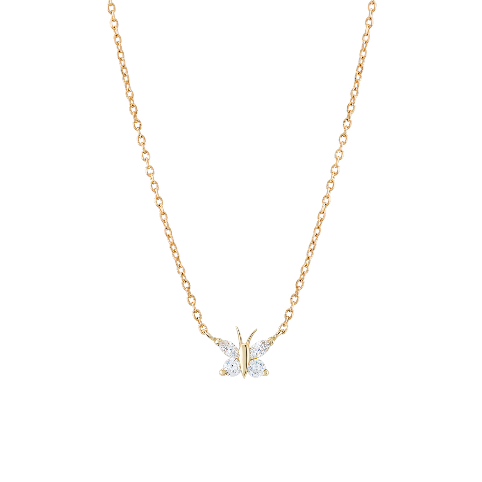 Collar Oro Girls Mariposa