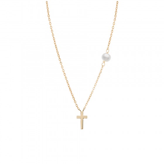 Gold Girls Cross Necklace Gold Girls Cross Necklace
