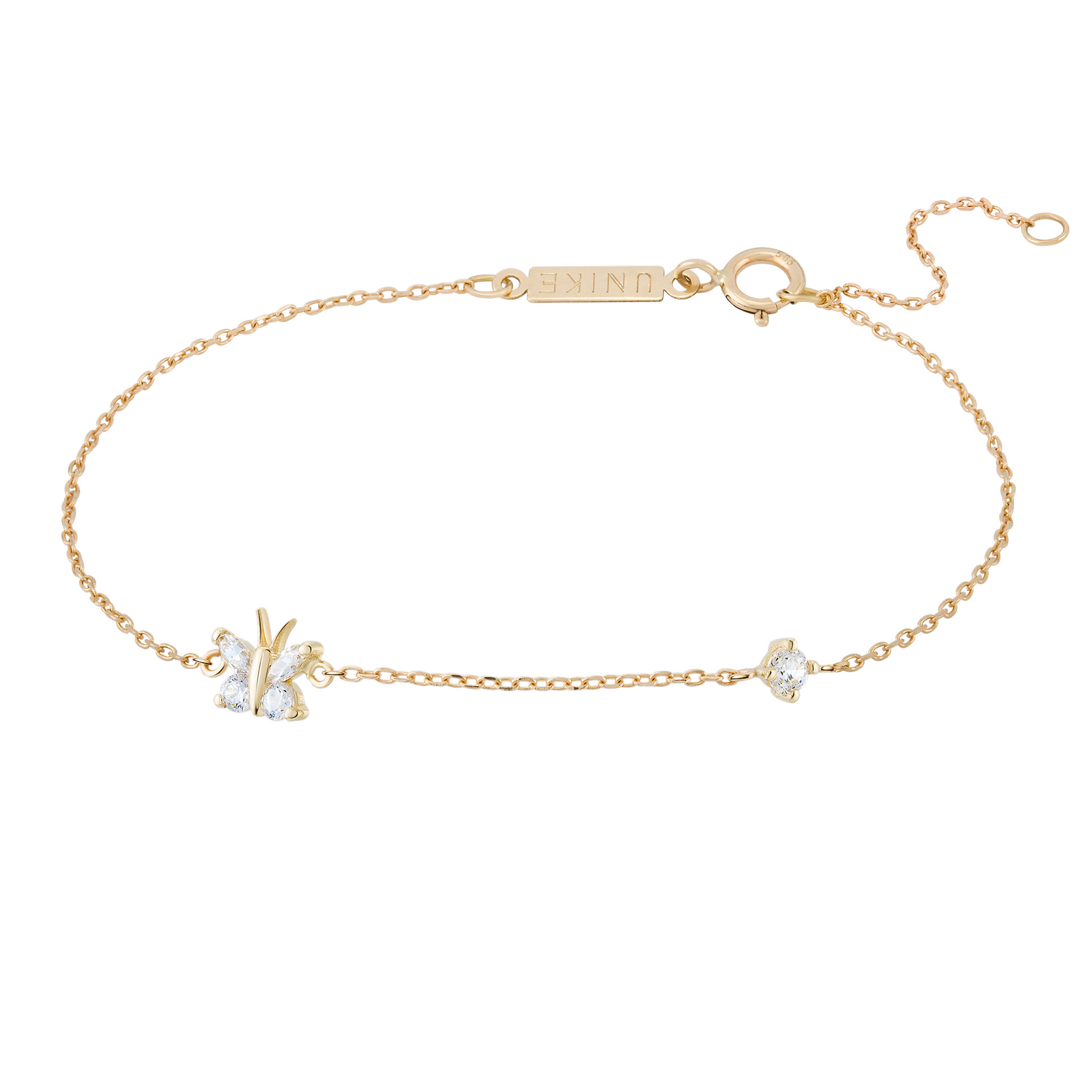 Gold Girls Butterfly Bracelet
