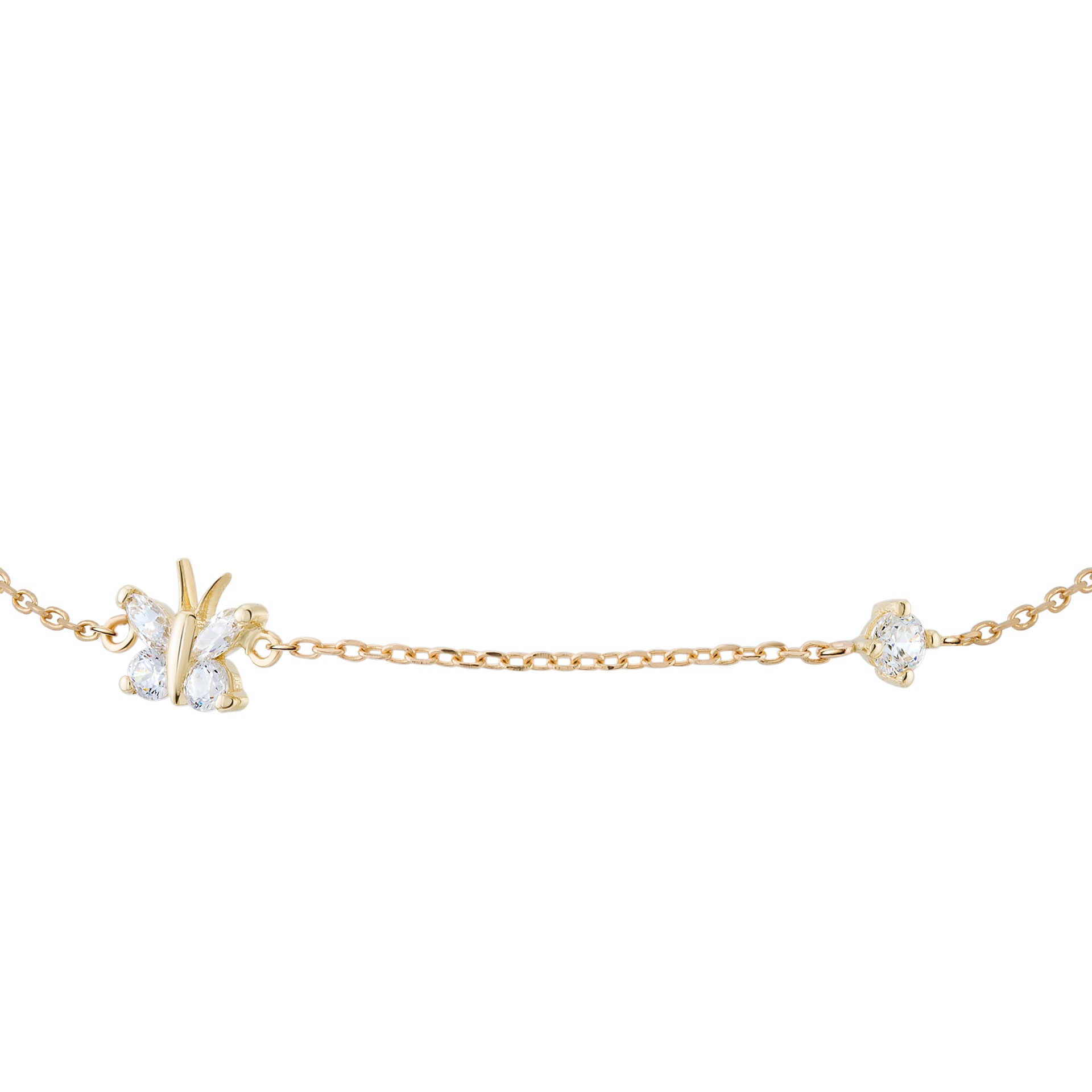 Gold Girls Butterfly Bracelet