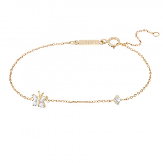 Gold Girls Butterfly Bracelet Gold Girls Butterfly Bracelet