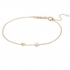 Gold Girls Pearl & Heart Bracelet Gold Girls Pearl & Heart Bracelet