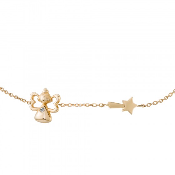 Gold Girls Fairy Bracelet Gold Girls Fairy Bracelet