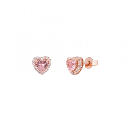 Brincos Love in Rose Coração Brincos Love in Rose Coração