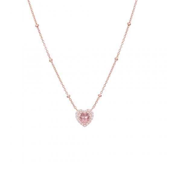 Love in Rose Heart & Sphers Necklace Love in Rose Heart & Sphers Necklace
