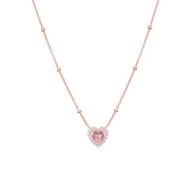Love in Rose Heart & Sphers Necklace Love in Rose Heart & Sphers Necklace