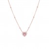 Love in Rose Heart & Sphers Necklace Love in Rose Heart & Sphers Necklace