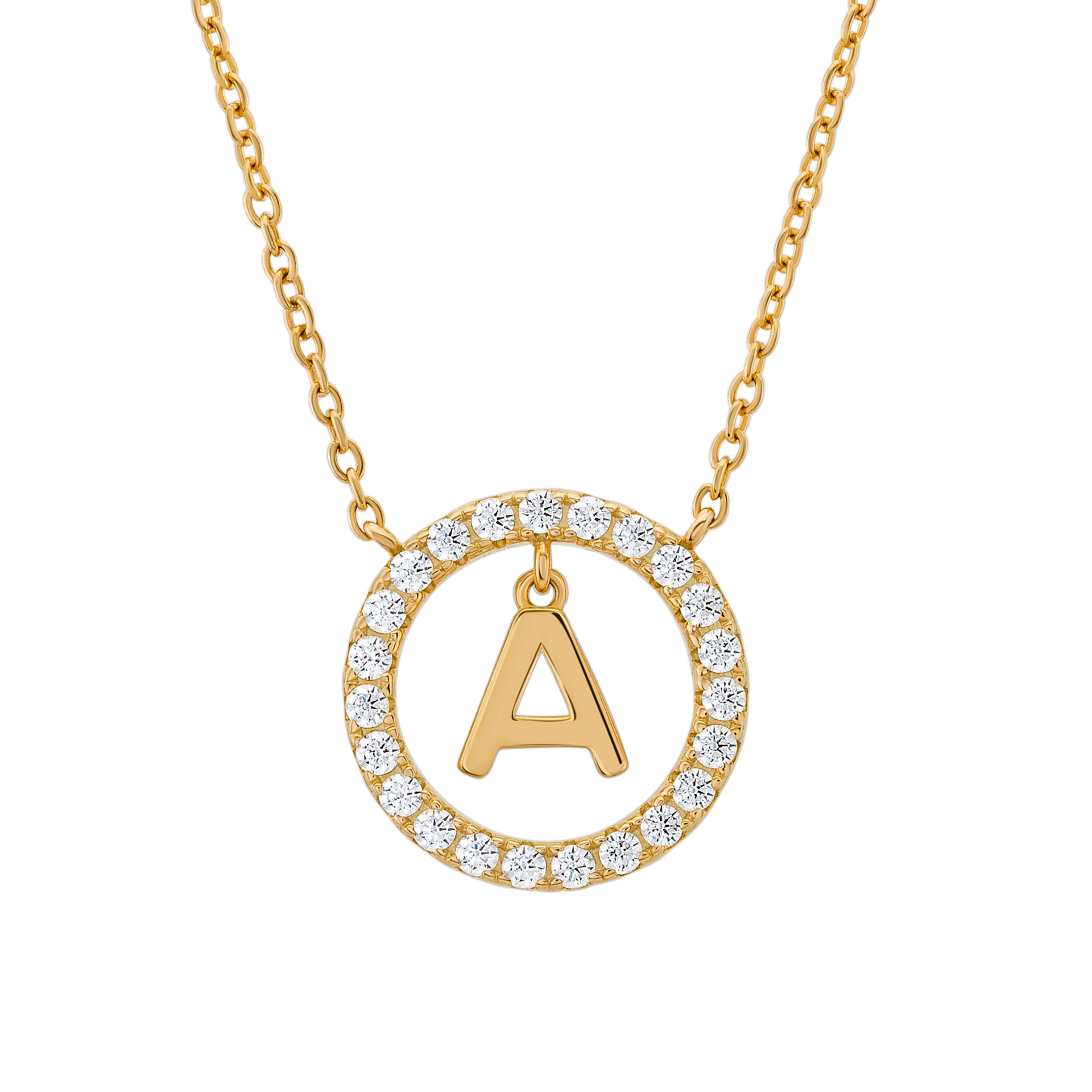 Letter A Necklace