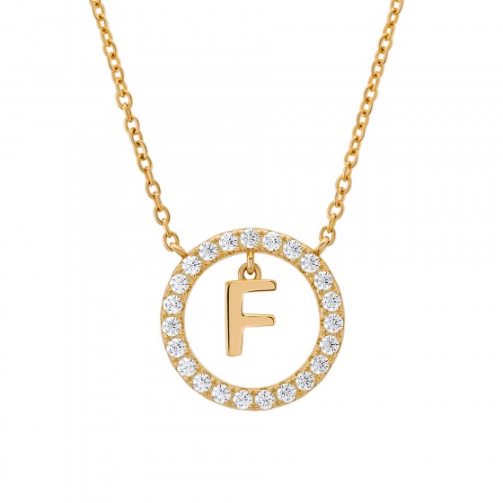 Colar Letra F Colar Letra F