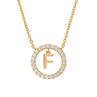 Colar Letra F Colar Letra F