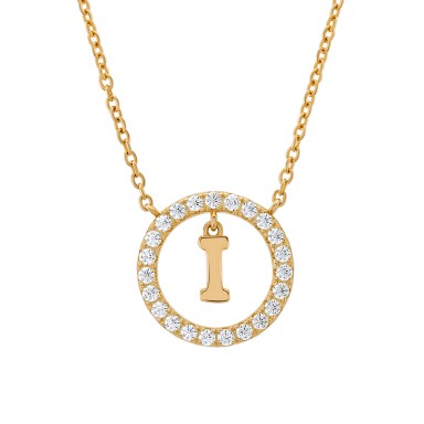Letter I Necklace