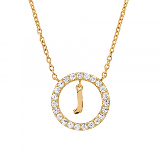 Colar Letra J Colar Letra J