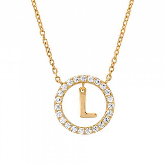 Letter L Necklace Letter L Necklace