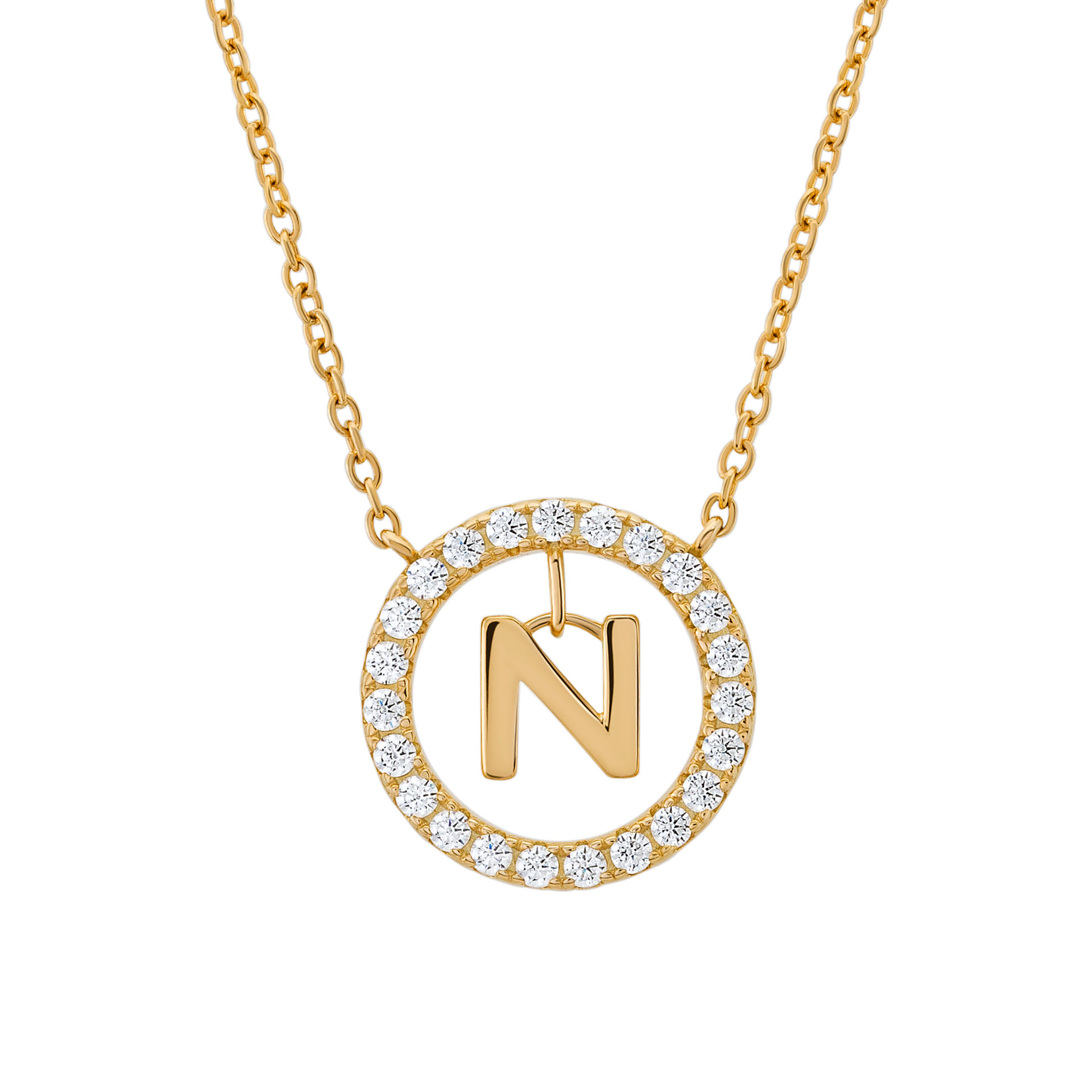 Letter N Necklace