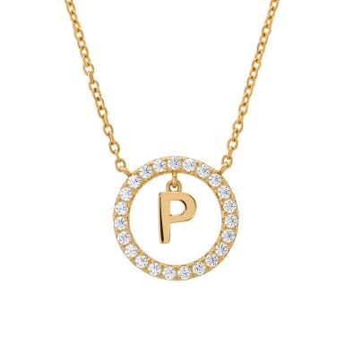 Colar Letra P Colar Letra P