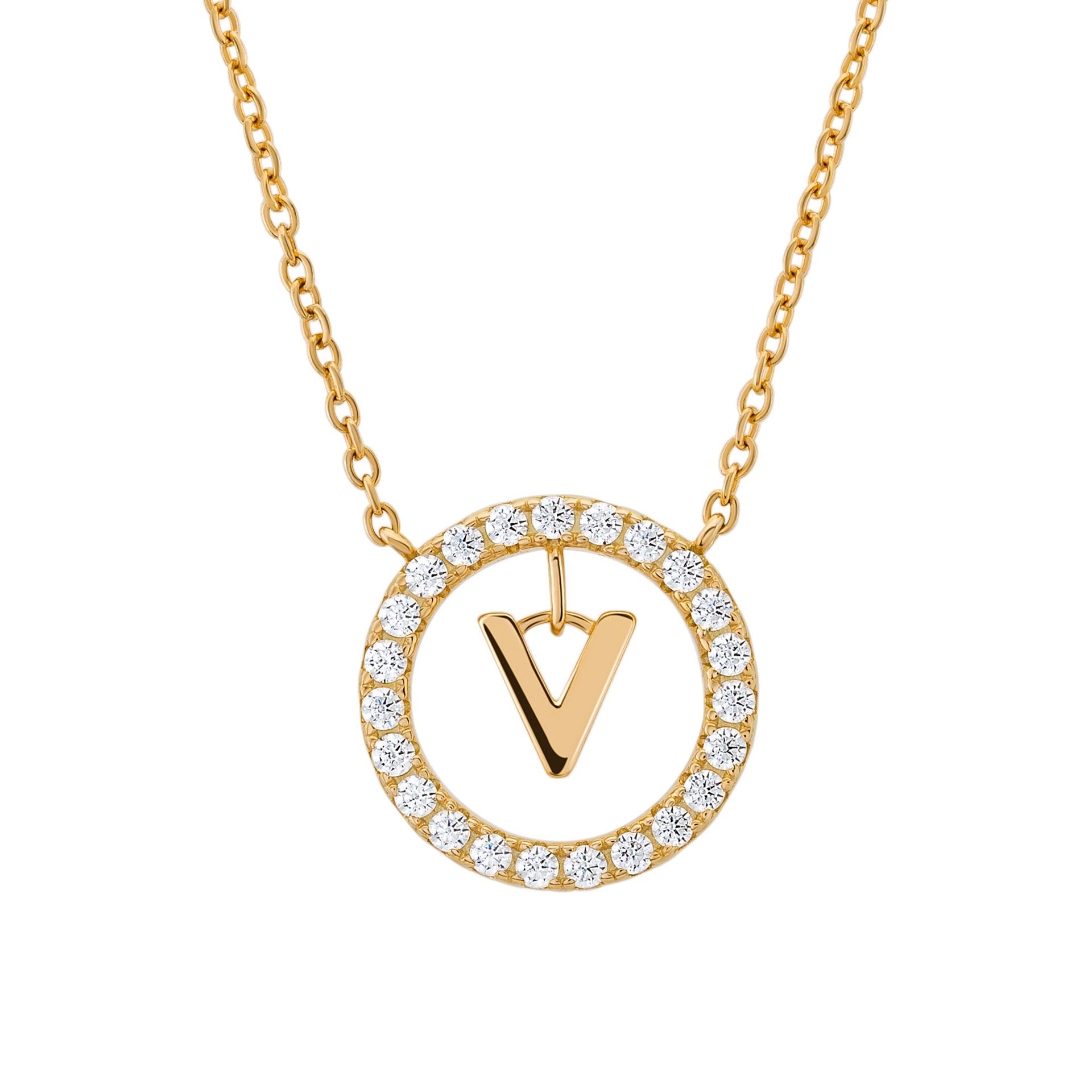 Collar Letra V