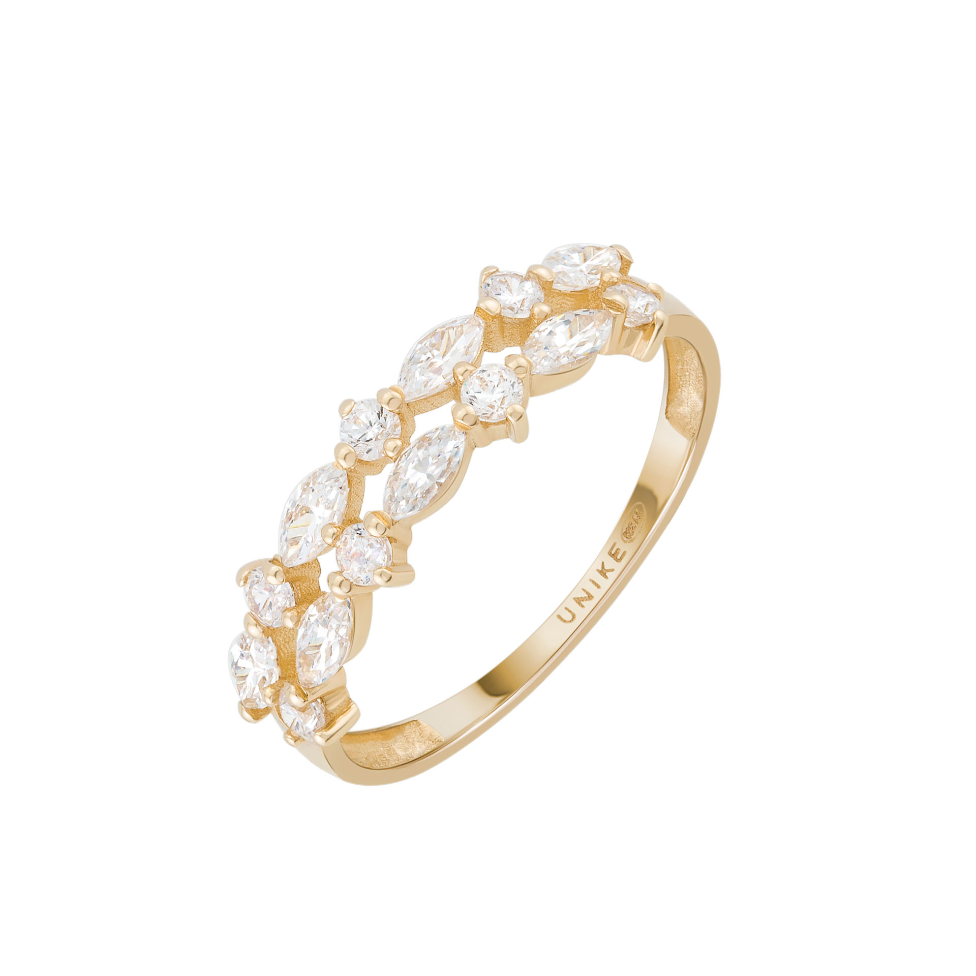 Double Line Gold Ring