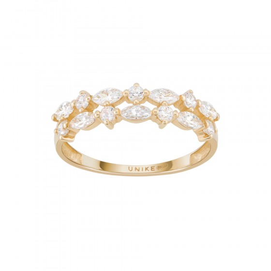 Double Line Gold Ring