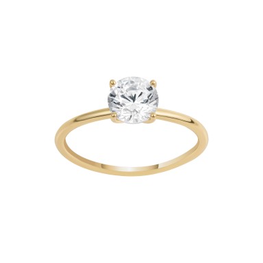 Classy Solitaire Golden Ring