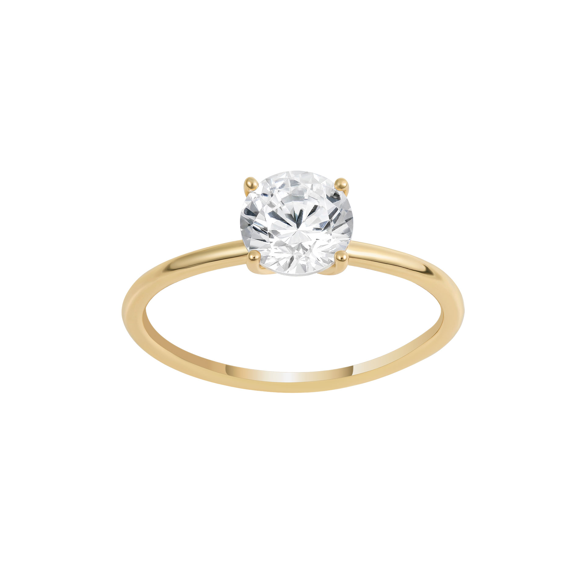 Classy Solitaire Golden Ring