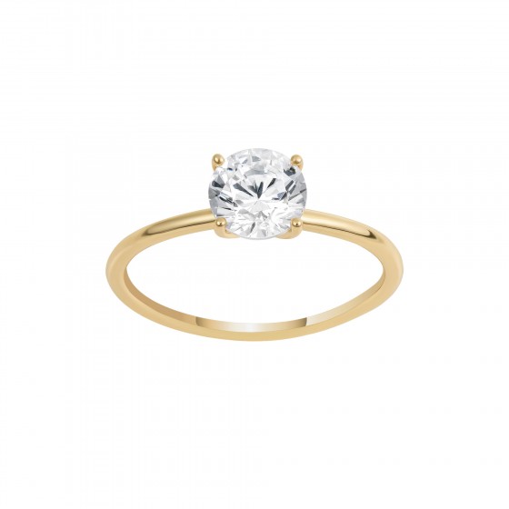 Classy Solitaire Golden Ring