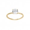 Classy Solitaire Golden Ring